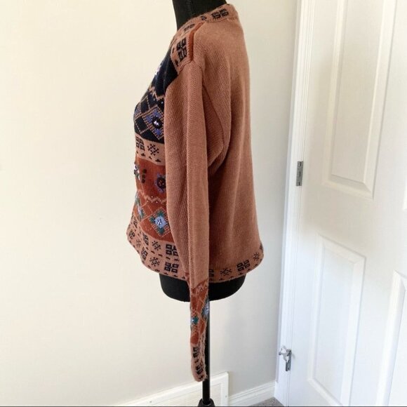 No Boundaries Floral Embroidery Ugly Sweater - Picture 3 of 15